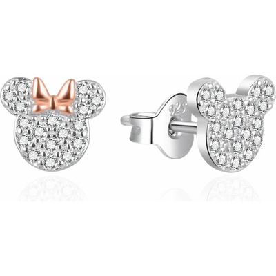 AGATO Třpitivé náušnice s Minnie AGT-ED022PW