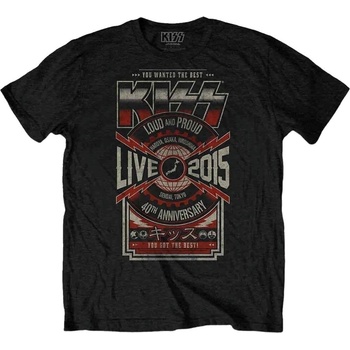 Kiss Риза Japan Live 2015 Unisex Black 2XL (KISSTS23MB05)