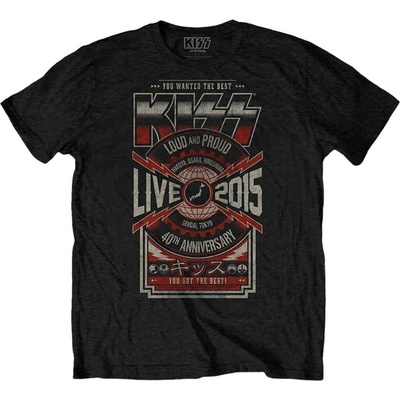 Kiss Japan Live 2015 Black 2XL Риза (KISSTS23MB05)