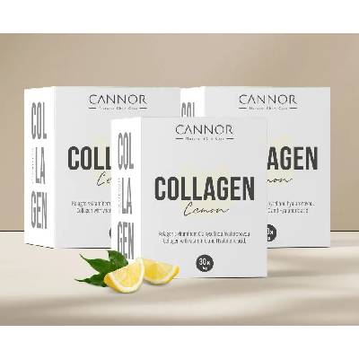 Cannor Kolagén s kyselinou hyalurónovou citrón 3 x 30 vrecúšok 450 g