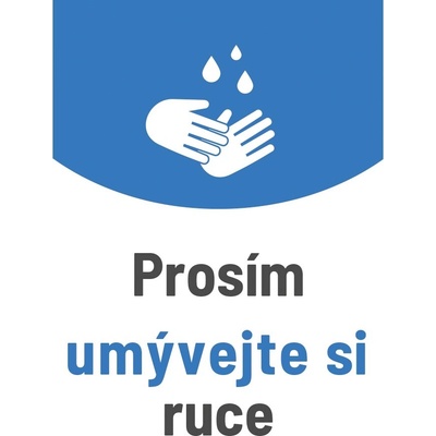 RAFO Samolepka Prosím umývejte si ruce, A4