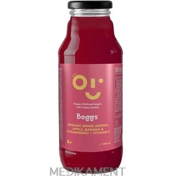 Beggs BIO NÁPOJ Aróniajablkobanán & jahoda s vitamínom C od ukonč. 4. mesiaca 300 ml