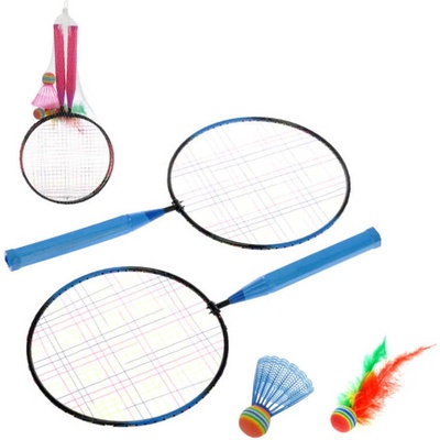 KAMAro Dětská sada na badminton 2 rakety 44cm + 2 košíčky