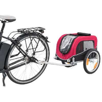 TRIXIE Vozík pro psa za jízdní kolo M 63 x 68 x 75/137 cm, nosnost max. 22 kg