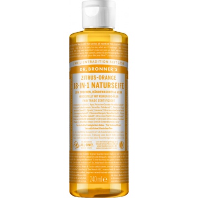 Dr. Bronner's prírodné mydlo s citrusom a pomarančom 240 ml