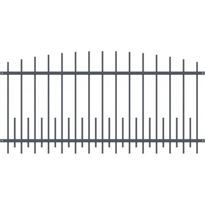 Kovové plotové pole PLP73 š. 2500 x v. 1000 mm