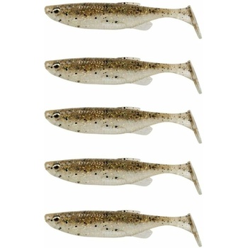 Savage Gear Fat Minnow T-Tail 5 pcs Holo Baitfish 9 cm 7 g Силиконова примамка (SVS76993)