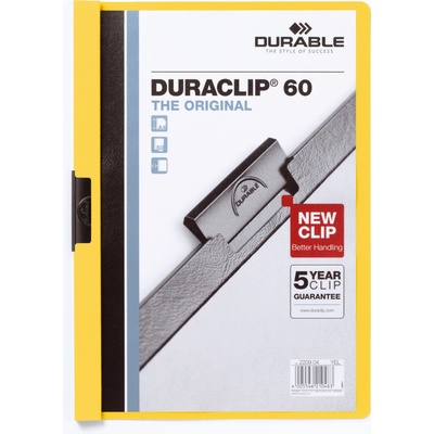 Durable duraclip 60 A4 Desky s klipem žluté