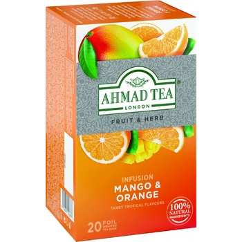 Ahmad Tea ovocný čaj Mango a pomaranč 20 x 2 g