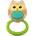 Hola Toys Бебешка дрънкалка Hola - Бухалче (110362)