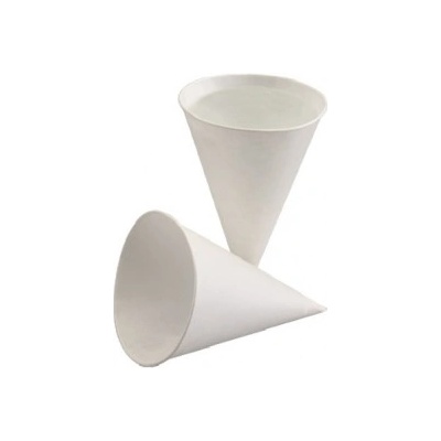 Jopka BIO pohár papier biely kornút 120ml 200