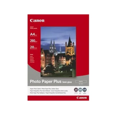 Canon Хартия Canon Photo Paper Plus semi-glossy, SG-201 A4, 20 sheets per pack - 1686B021AA