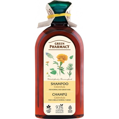 Green Pharmacy Hair Care Calendula šampon pro normální až mastné vlasy 0% Parabens Artificial Colouring SLS SLES 350 ml