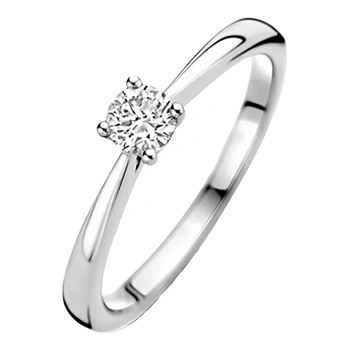 Blush Пръстен от бяло злато с диамант Blush LG1001W (LG1001W)