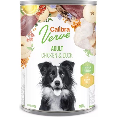 Calibra Dog Verve GF Възрастен Пиле и Патешко 400 г