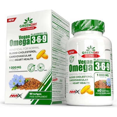 Amix Nutrition ProVegan Omega 3-6-9 60 Kapslí