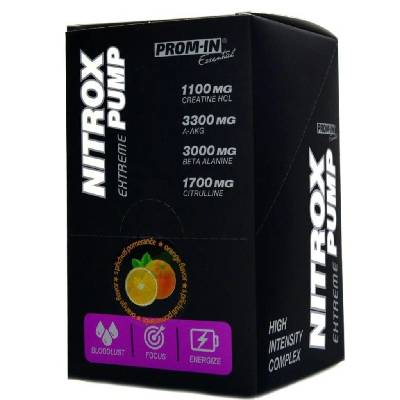 Prom-IN Nitrox Pump Extreme 150g Príchuť: Pomaranč