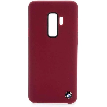 BMW Signature Silicone Hard Case - твърд силиконов кейс за Samsung Galaxy S9 Plus (червен)