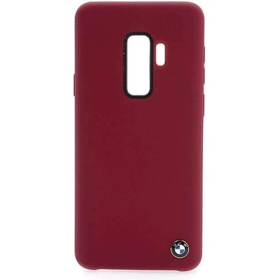 BMW Signature Silicone Hard Case - твърд силиконов кейс за Samsung Galaxy S9 Plus (червен)