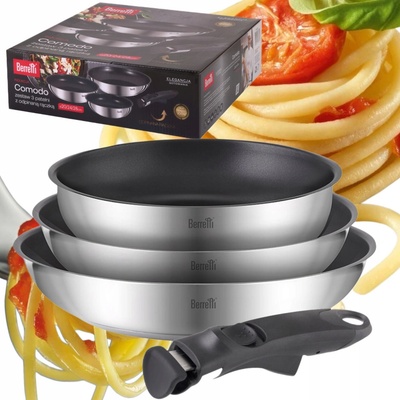 Berretti sada 3 pánví s odnímatelnou rukojetí Comodo BR-8785