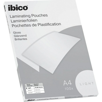 Laminovací fólie IBICO A/4 216 × 303 mm, 75–80 mikronů, lesklá, 100 kusů/role, 627308 – Hledejceny.cz
