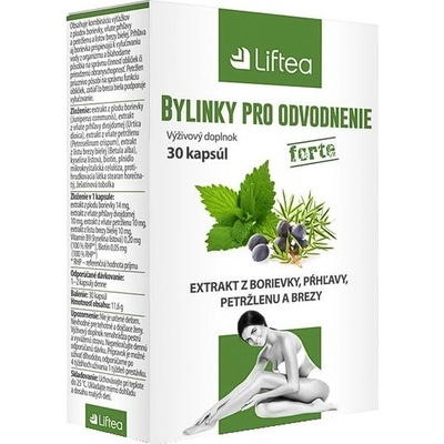 Biomedica Liftea Bylinky na odvodnenie forte 30 kapsúl