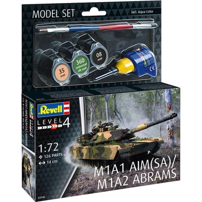 Revell M1A1 AIM SA / M1A2 Abrams Model Set 1:72