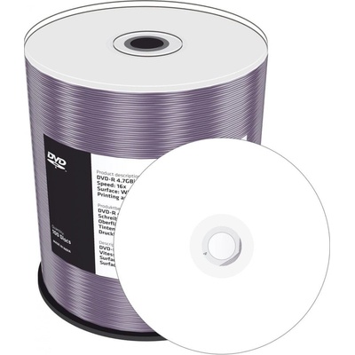 MediaRange DVD-R 4,7GB 16x, printable, spindle, 100ks (MR413) – Sleviste.cz