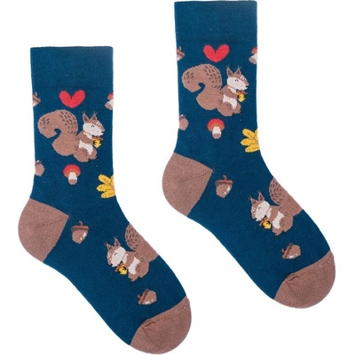 Hesty Socks Detské veselé ponožky Veveričiak
