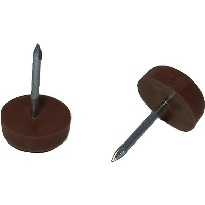 ZTS Plastový kluzák s hřebem, 13mm-hnědý F0103.20B3
