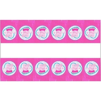Cakesicq Obrus na párty prasiatko Peppa 180x108cm