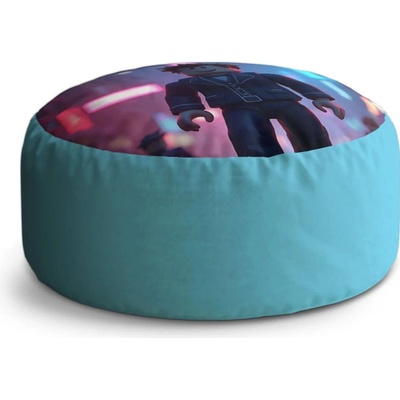 Sablio Okrúhly taburet Circle ROBLOX Neonové město: 38x48 cm