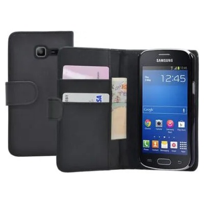 Samsung Galaxy Trend Lite S7390 Wallet Калъф + Протектор и Стилу