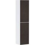Hansgrohe Xevolos E - Висок шкаф, 40x176x36 см, 2 врати, панти отдясно, матово бяло/текстилно тъмносиво 54221660 (54221660)