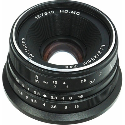 7ARTISANS 25 mm f/1,8 HD.MC pre Sony E (APS-C)