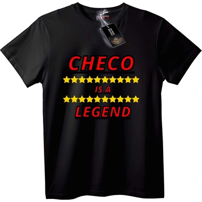 NOONEBRAND Тениска Checo е Легенда - XL, Black