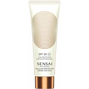 Sensai Silky Bronze Cellular Protective Cream For Face SPF30 opaľovací krém 50 ml