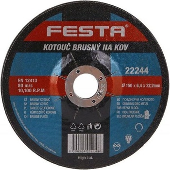 Festa Kotouč brusný 150 x 6,4 mm 22244