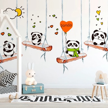 Image 1 of Art gift Фототапет Люлеещи се панди