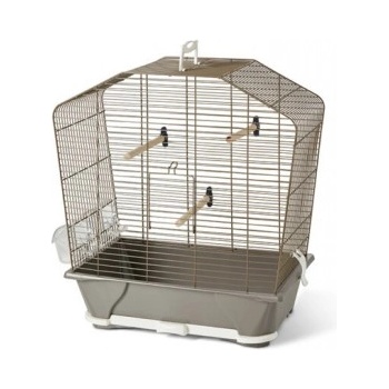 SAVIC Camille 30 - Метална оборудвана клетка за канарчета и екзотични птици, 45х25х48 см