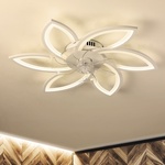 Brilagi Brilagi-LED регулируемо осветително тяло с вентилатор LED/50W/230V 3000-6500K бя (BG1613)
