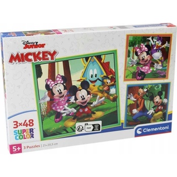 Clementoni Комплект от 3 пъзела, Clementoni, 144 части, 5 години+, Многоцветни (25298 CLEMENTONI) (25298 CLEMENTONI)