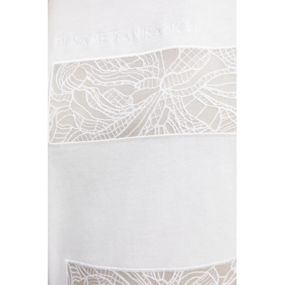 Elisabetta Franchi Памучна тениска Elisabetta Franchi (MA03151E2)