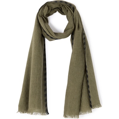Celio šála Liscasolid khaki