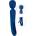 Sweet Smile 2in1 Wand with Flicking Tongue Blue