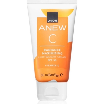 Avon Anew C Radiance Maximising lehký denní krém SPF 50 50 ml