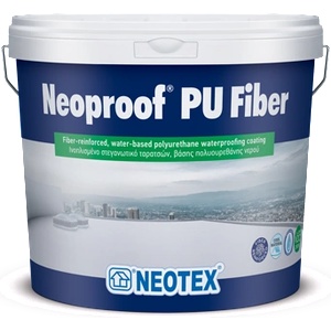 NEOTEX ХИДРОИЗОЛАЦИОННО ПОЛИУРЕТАНОВО ПОКРИТИЕ neoproof fiber 4кг (ne-wat-pu-16-f-4)