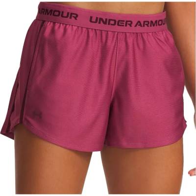 Under Armour Дамски къси панталони Under armour Women's Tech Play Up Shorts - Fuchsia Dusk / Dark Maroon (112-3893-0314)
