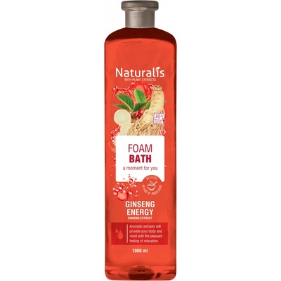 Naturalis Ginseng Energy Pěnivá relaxační koupel 1 l