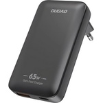 Dudao A65Q преносимо зарядно устройство с USB+Type-C изход, 65 W, САЩ, ЧЕРНО GP-190663 (GP-190663)
